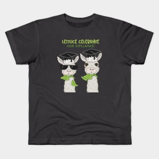 Lettuce Celebrate our Dipllamas Kids T-Shirt